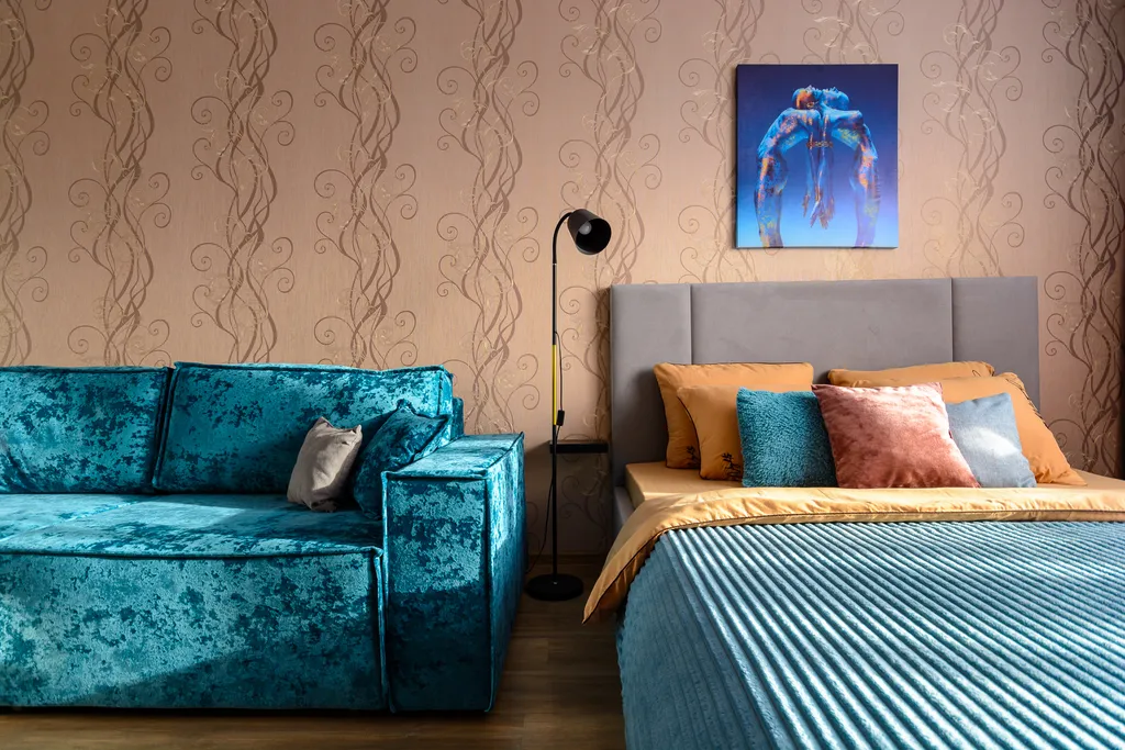 Квартира Апартаменты Бирюзовая нежность с панорамным видом, у парка Галицкого — Краснодар