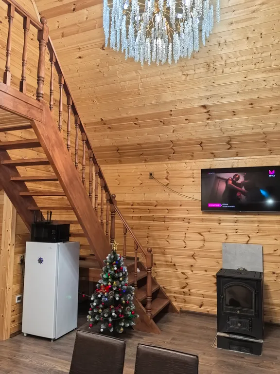 Дом на берегу Ладоги с песчаным пляжем, баня с купелью