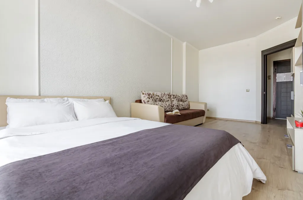 Квартира Квартира Светло, спокойно и уютно, жк «большой», lounge-балкон, удобный матрас — Краснодар