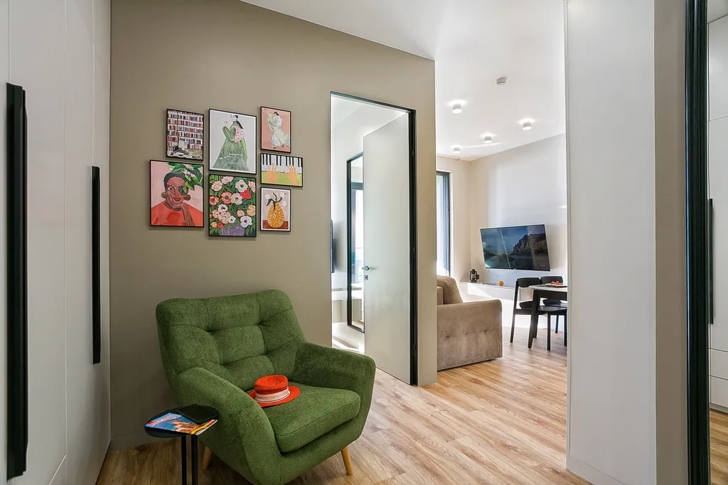 Стильная квартира Чайка с видом на море