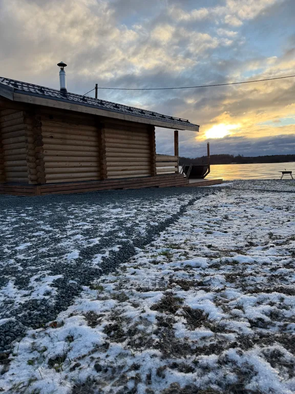 Загородный дом с баней и чаном