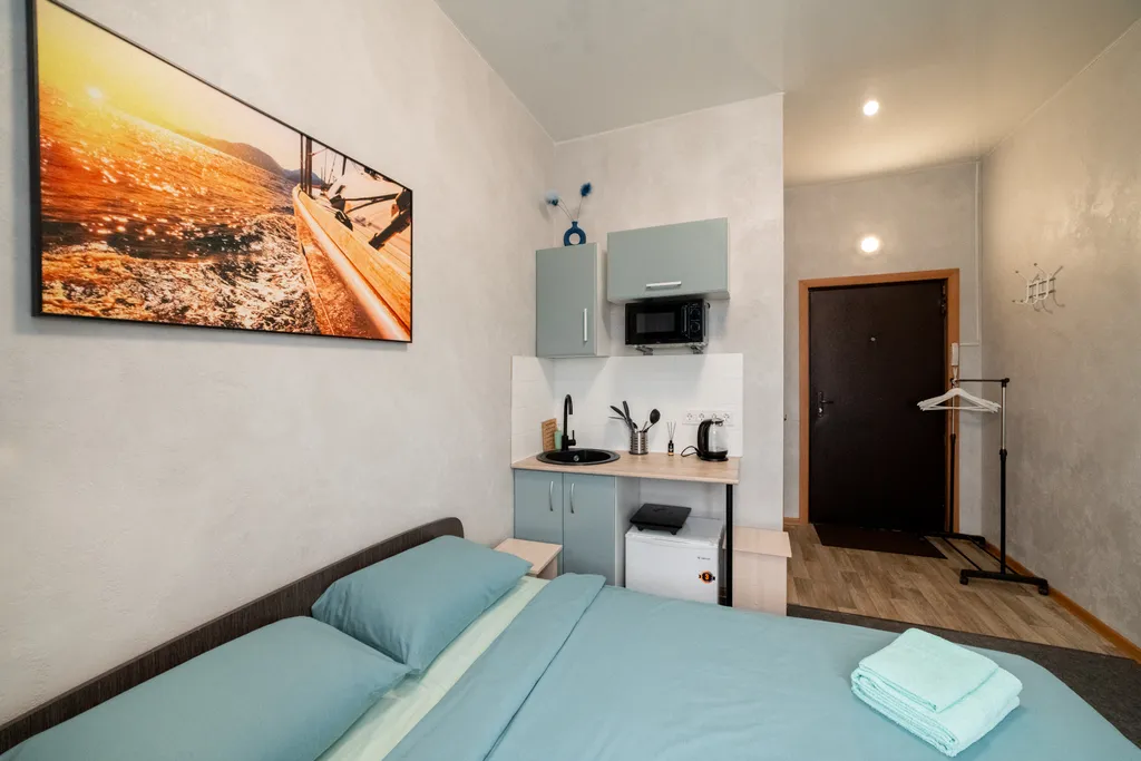 Уютная студия на Быковского