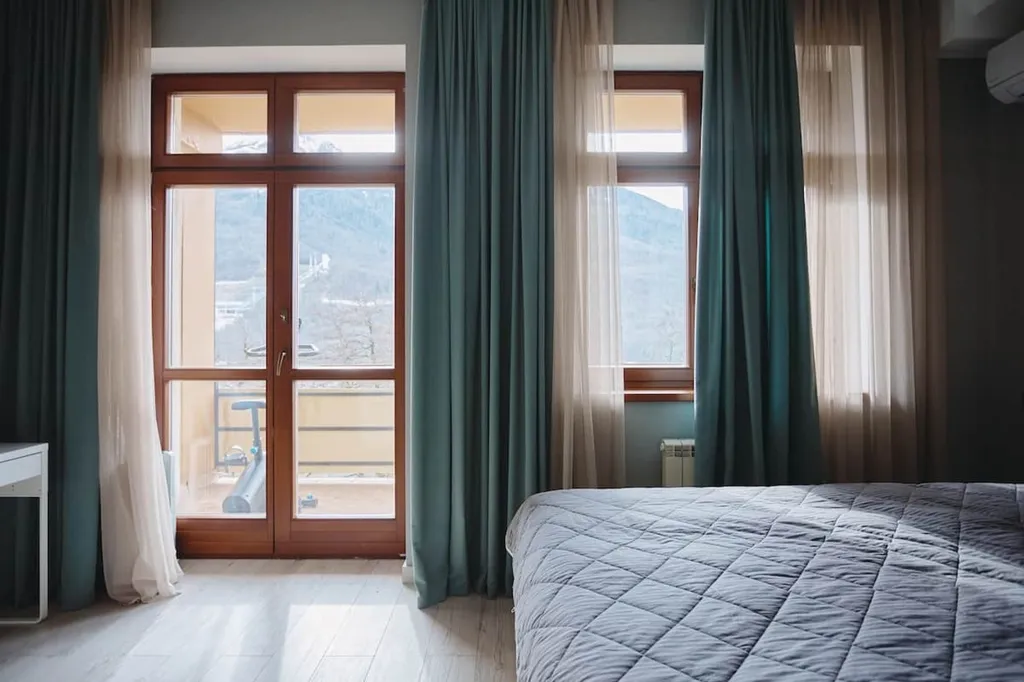 Апартамент райдера с видом на горы