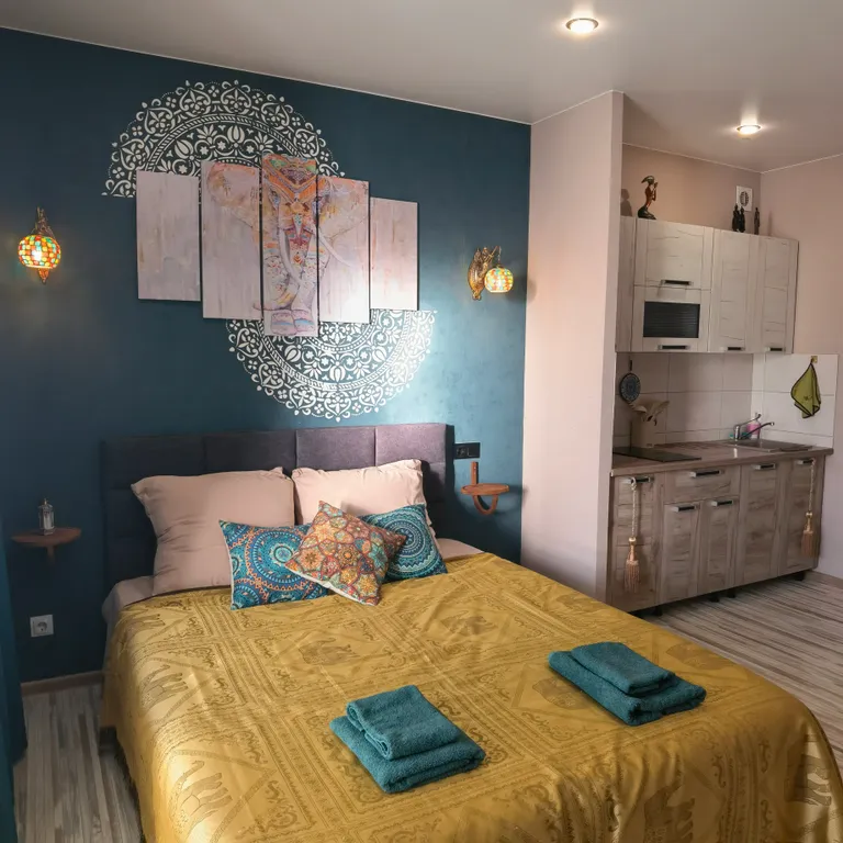 Студия Азия с кондиционером в сторону Аэропорта