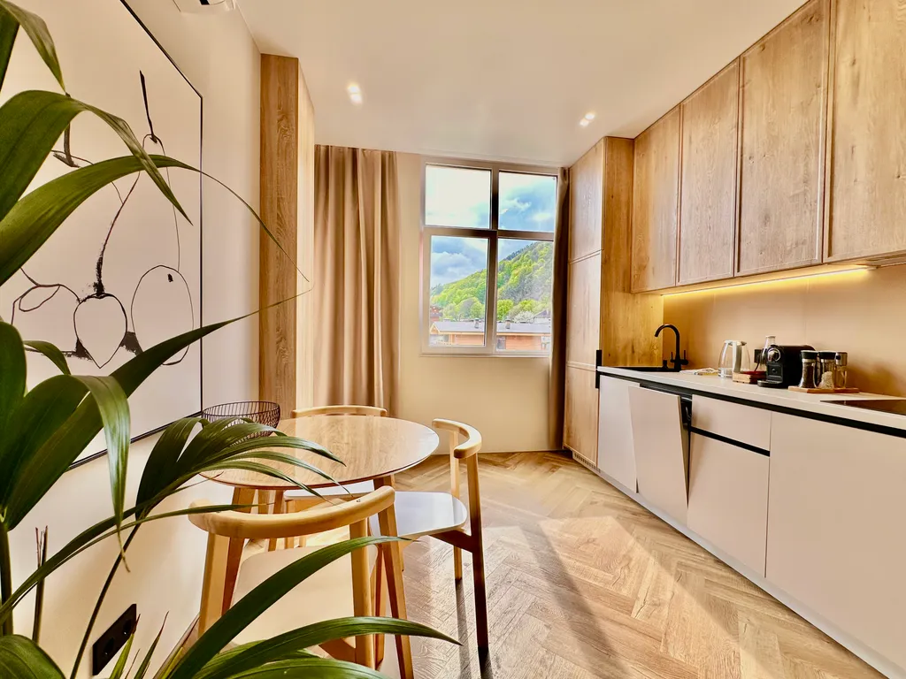 #19 Уютные апартаменты с видом на гору Ачишхо