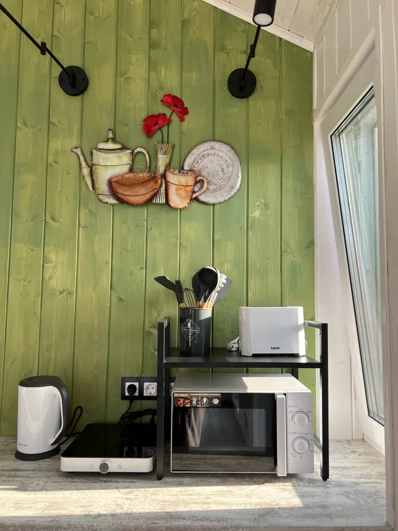 БарнХаус с купелью у озера