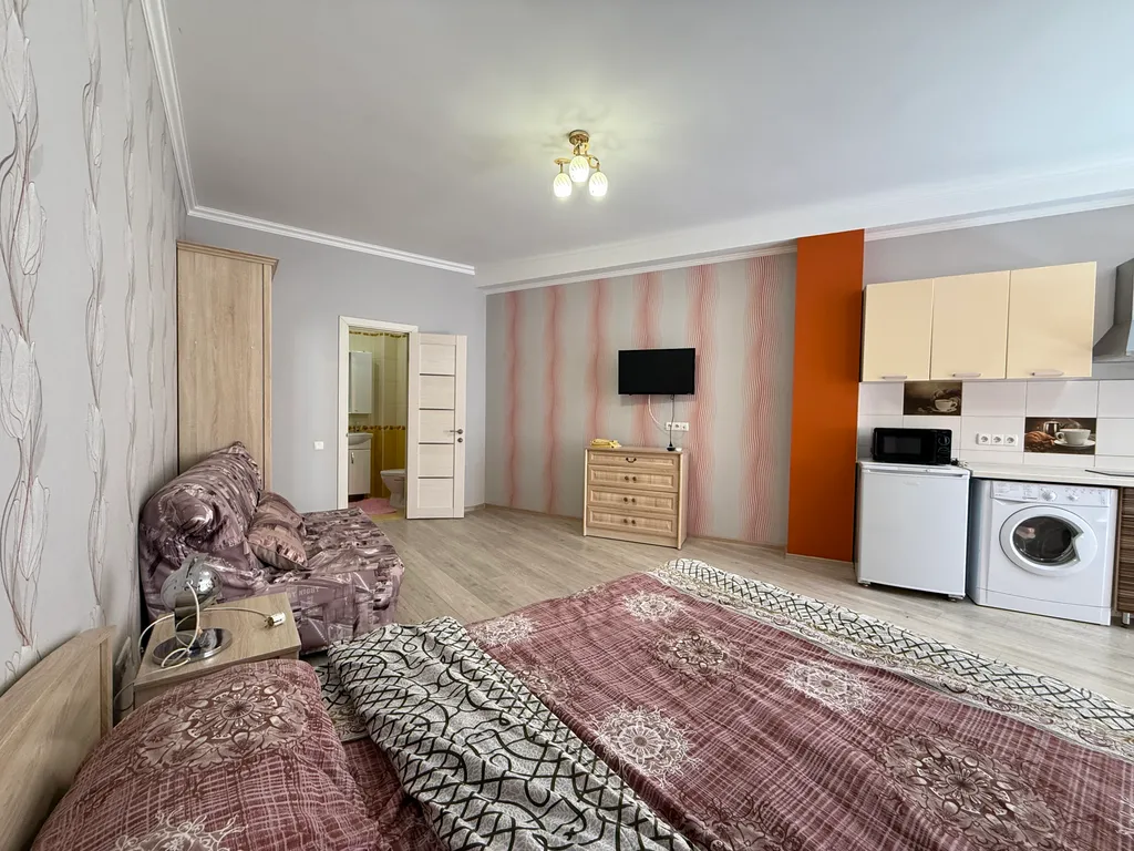 Студия на берегу моря, с мангалом