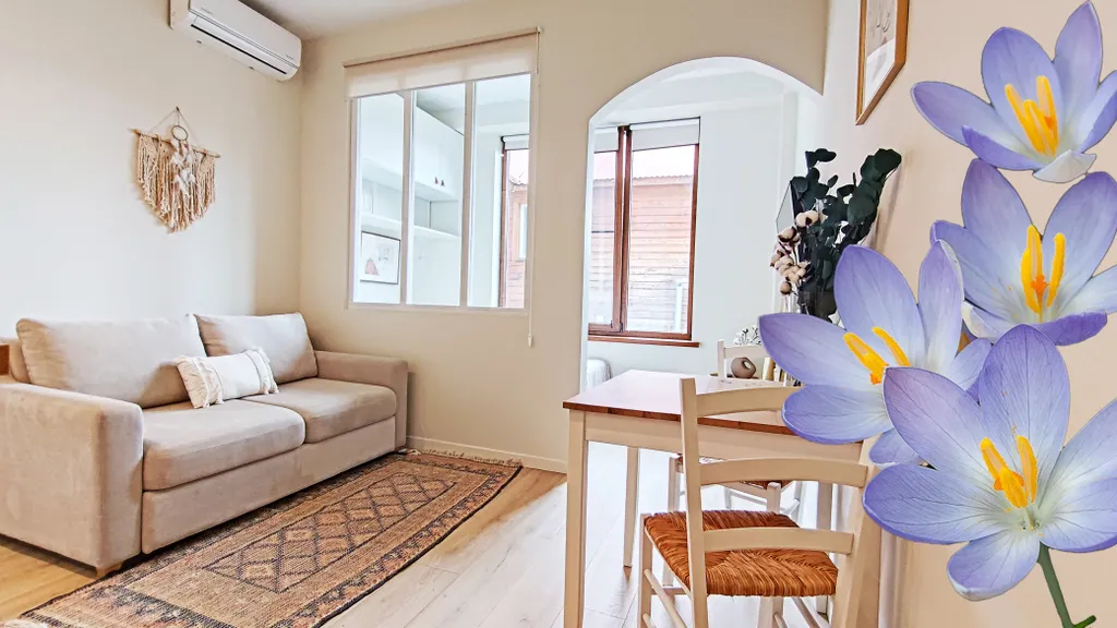 Квартира Студия в стиле бохо с видом на горы — уют и комфорт в центре — аренда посуточно в Красная Поляна