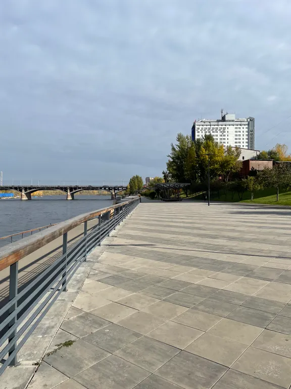 Квартира Квартира Уютная студия на Ярыгинской набережной — Красноярск