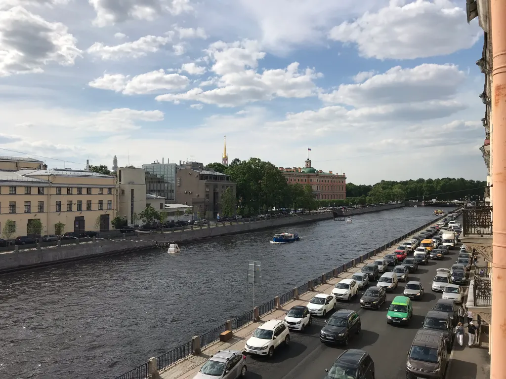 Квартира с фантастическим видом на Фонтанку
