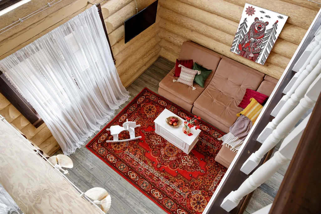 Эко-коттедж в русском стиле с панорамными окнами и террасой в лес — аренда посуточно в Джубга