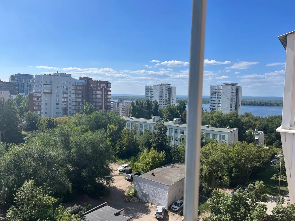 Вид на волгу в сердце Самары от компании