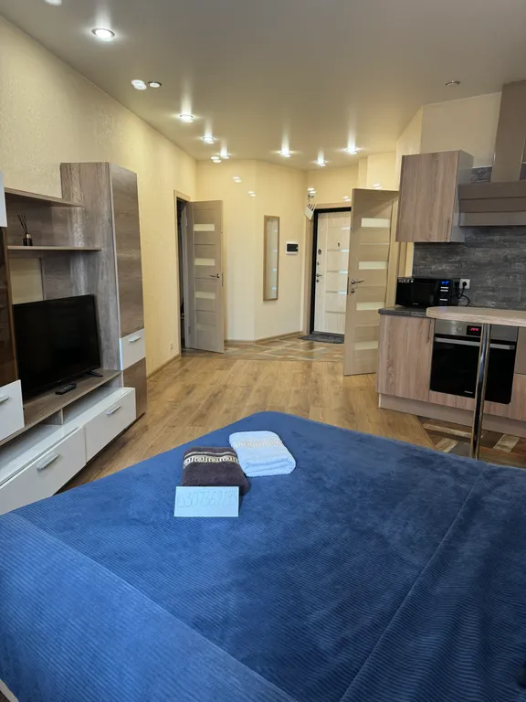 Уютная и просторная студия с отличным ремонтом