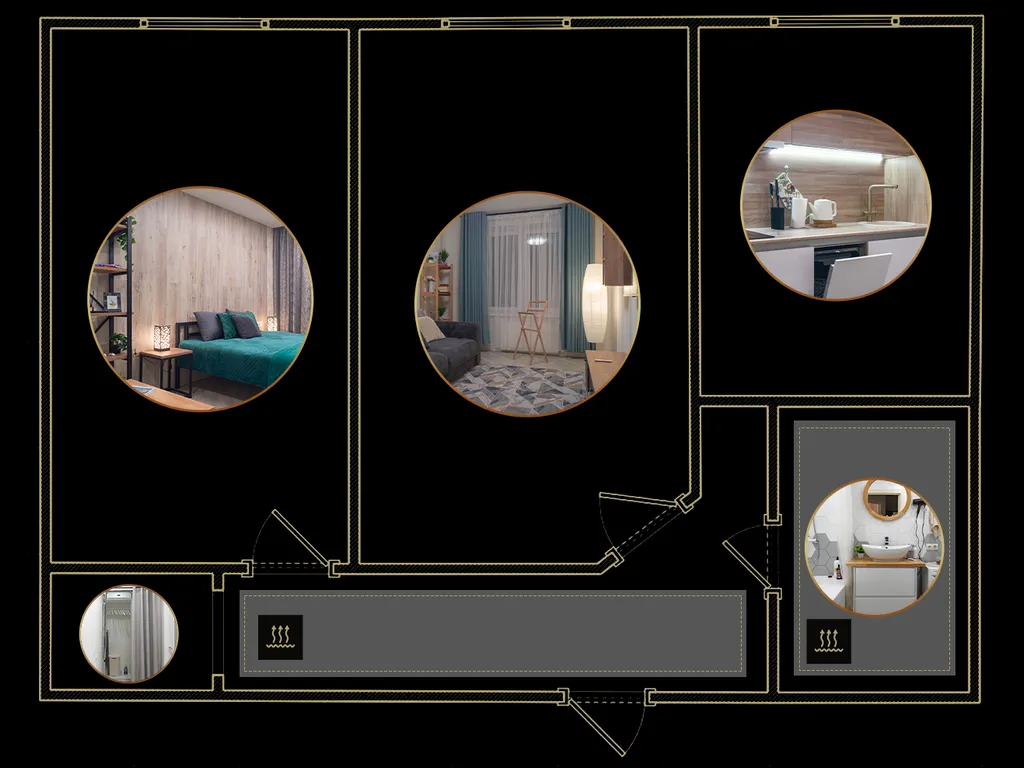 Эстетика простора и стиля.Квартира в ЖК "Северная Долина".