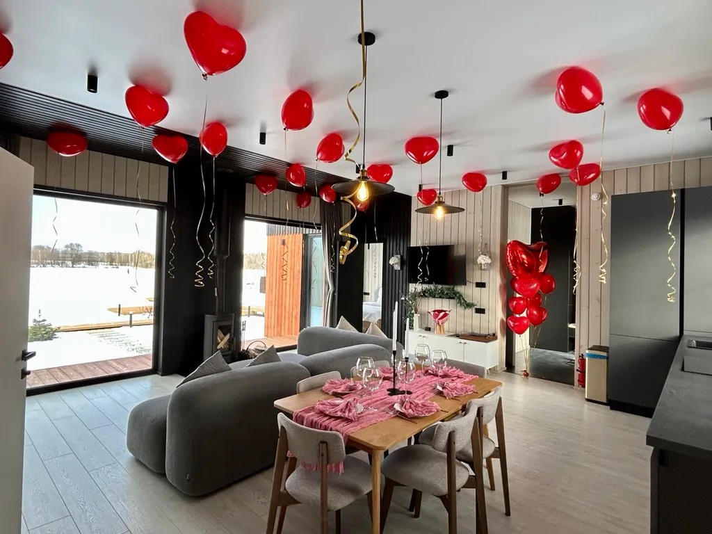 Коттедж Дом у Озера с панорамным видом, баней и чаном — Осташёво