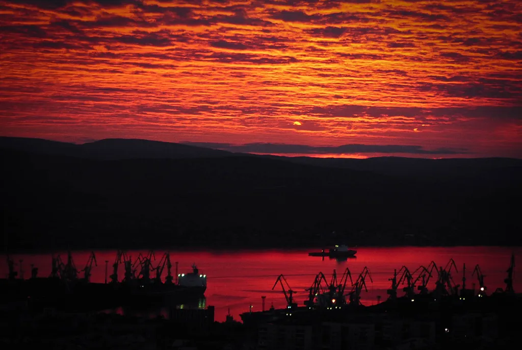 Квартира с потрясающим панорамным видом на город Мурманск