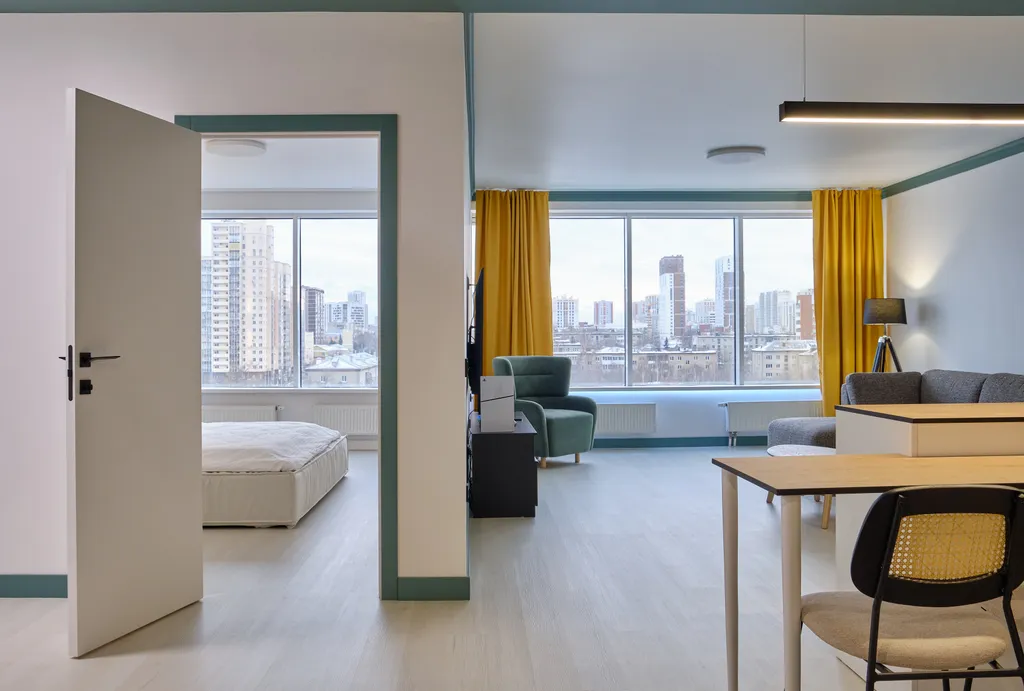 2-х комнатный апартамент "Огни Екатеринбурга"