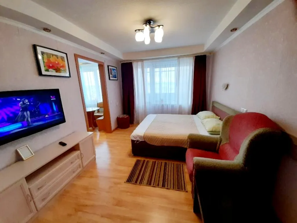 1-комнатная квартира с красивым видом на город и залив — аренда посуточно в Мурманск