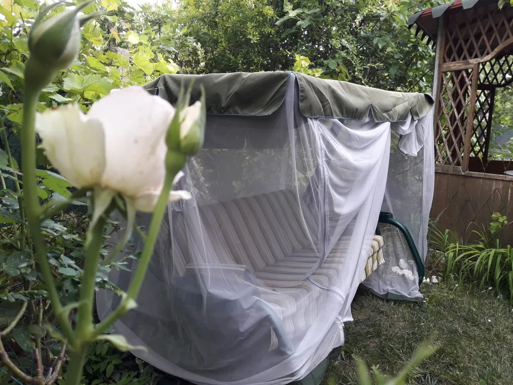 Дом из бруса с беседкой