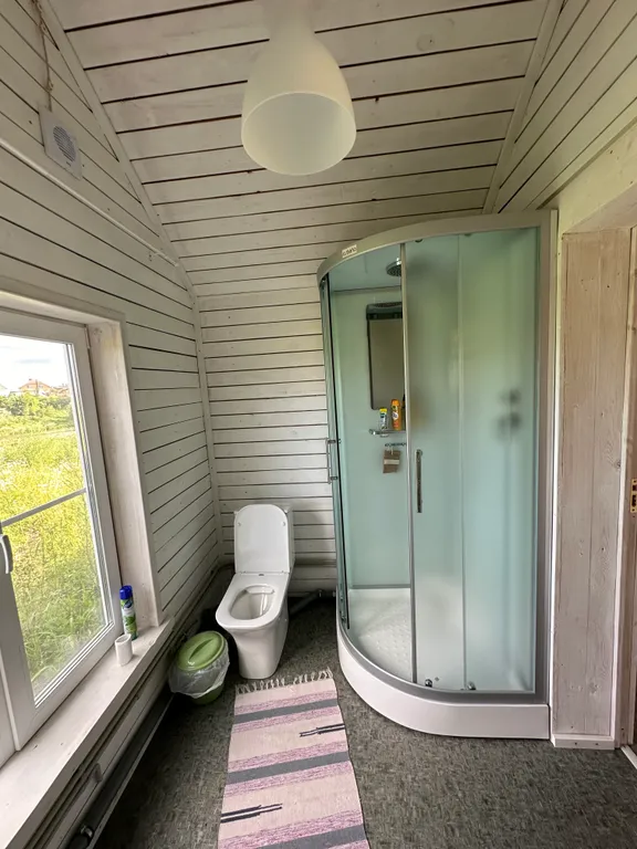 Уютный домик на берегу реки