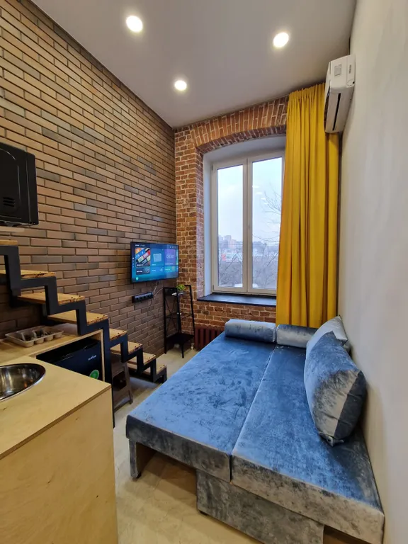 Квартира с новым ремонтом в стиле лофт