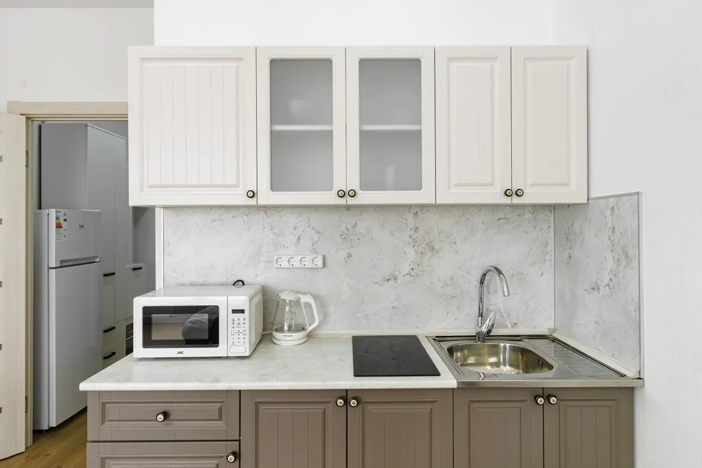 Студия на 24 этаже с панорамным видом на реку в ЖК Аквамарин