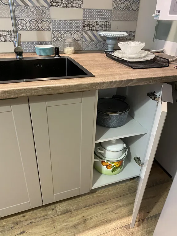 Зелёная студия в элитном доме города