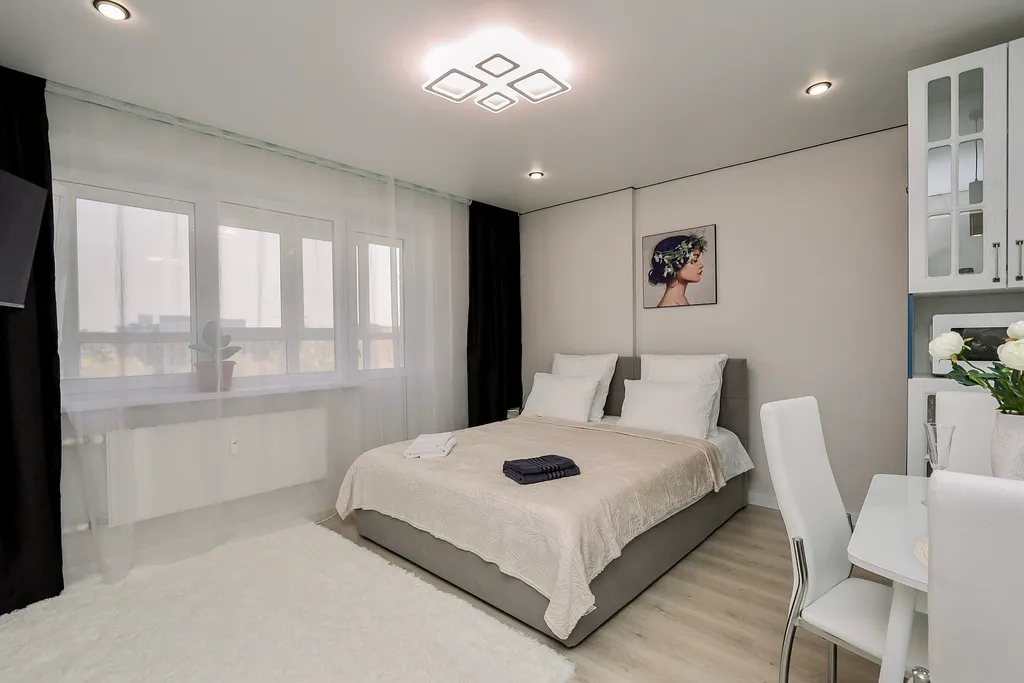 Уютная с современным ремонтом квартира напротив зоопарка