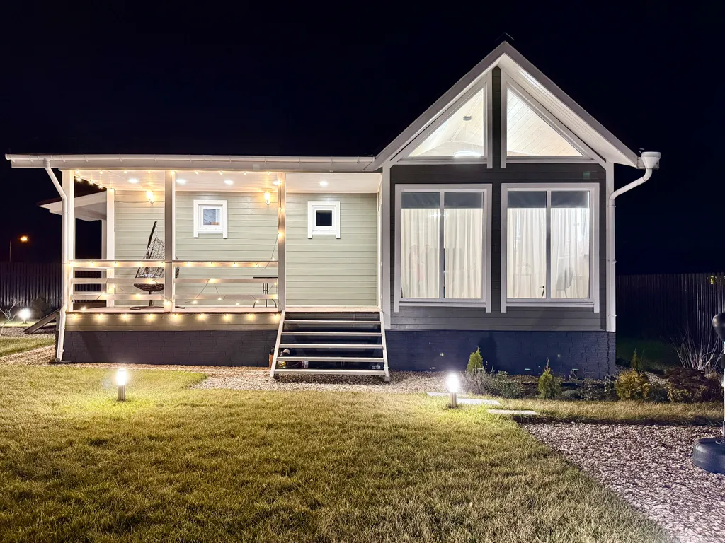 Уютный дом с камином для идеального отдыха