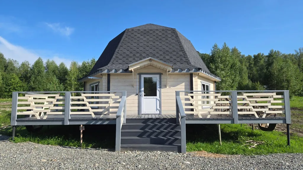 Коттедж Дом в алтайском стиле (аил) у водопада — аренда посуточно в Соузга