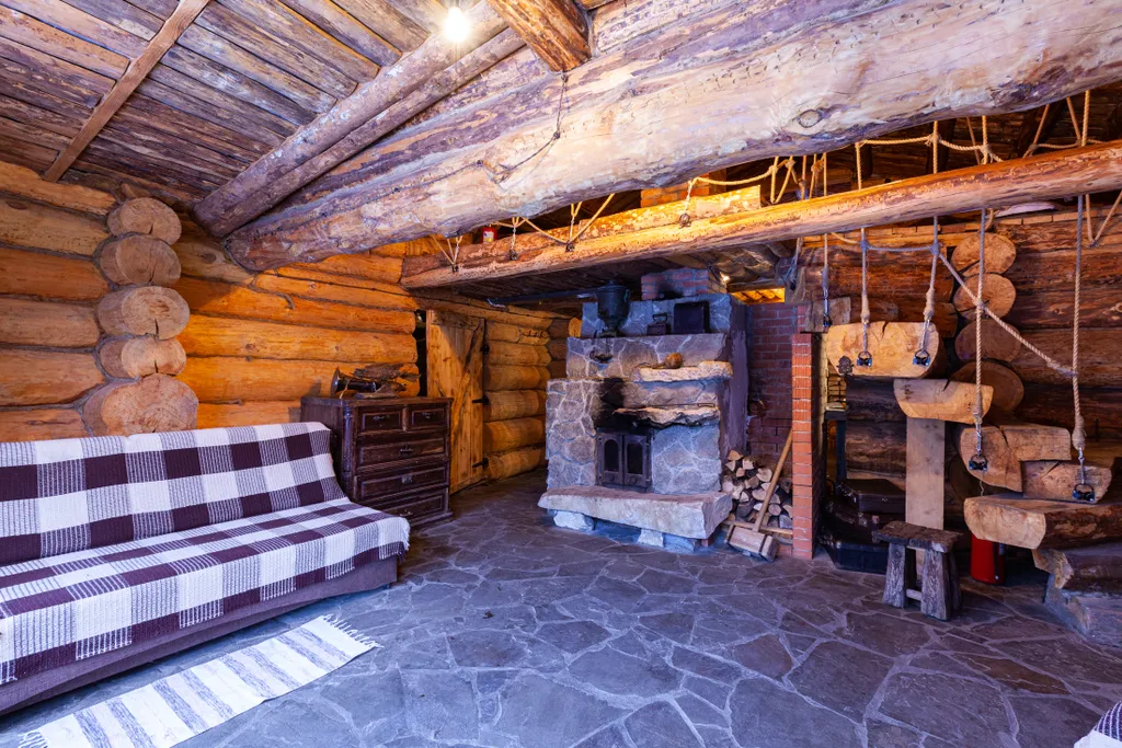 Деревянный домик