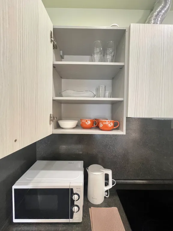 Большая квартира напротив подъемника