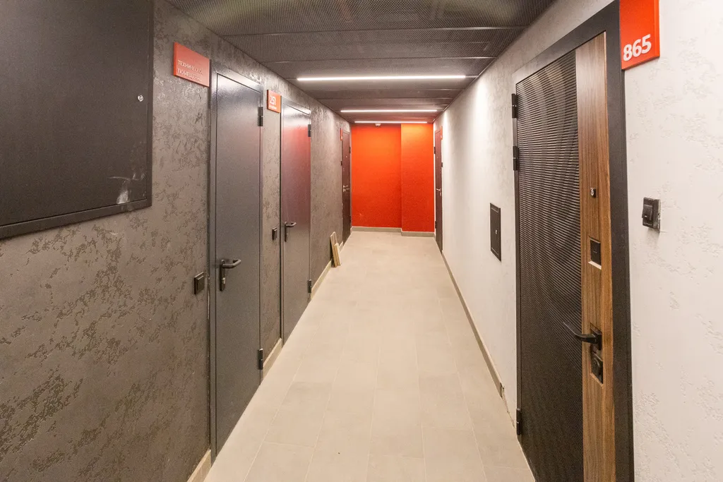 Просторная студия Мятный лён на 31 этаже в шаге от Тинькофф-холл