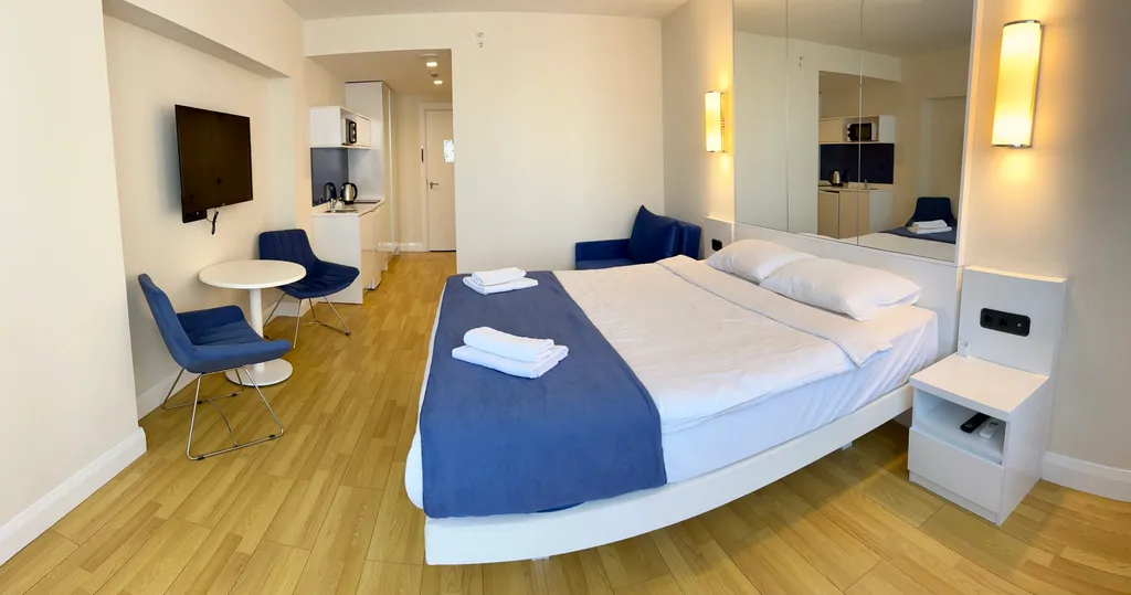 Квартира Уютные светлые апартаменты-студия в Орби Сити блок С — аренда посуточно в Батуми