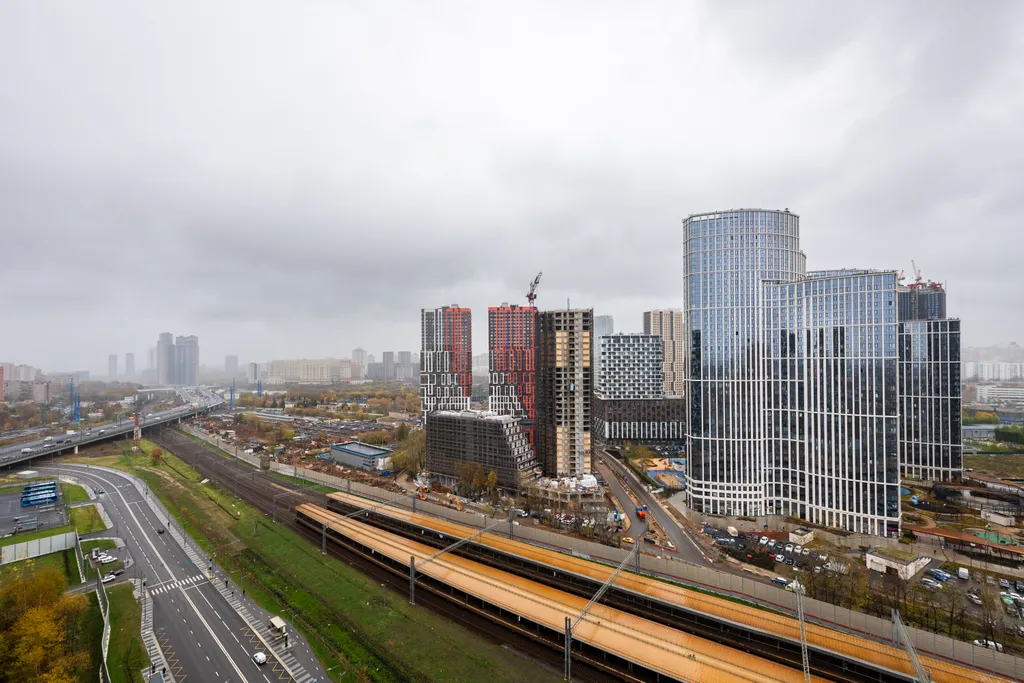 Квартира Квартира Космическая видовая евротрёшка — Москва