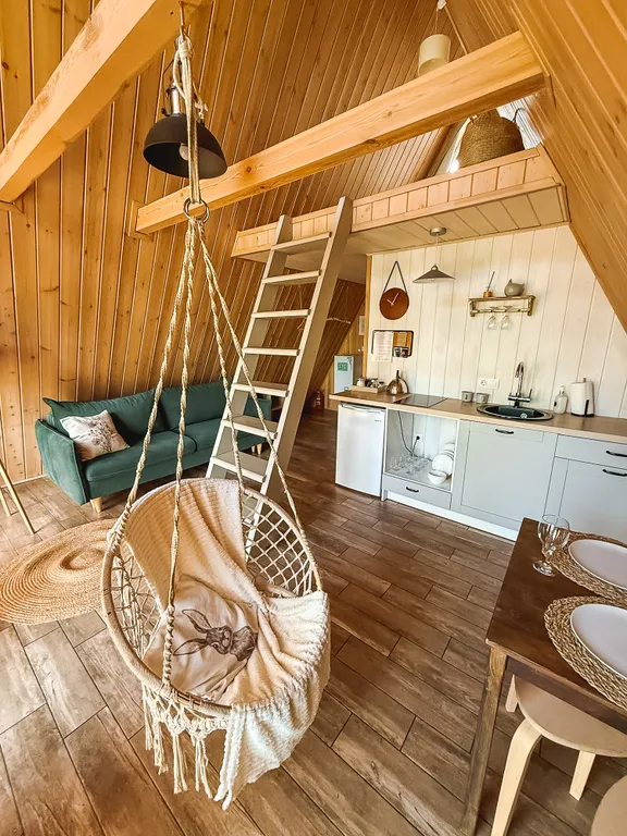 Коттедж Треугольный домик 36м2 с завтраком — Куровское