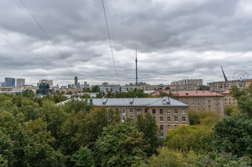 Квартира Светлая 1-комнатная квартира с кондиционером рядом с ВДНХ — Москва