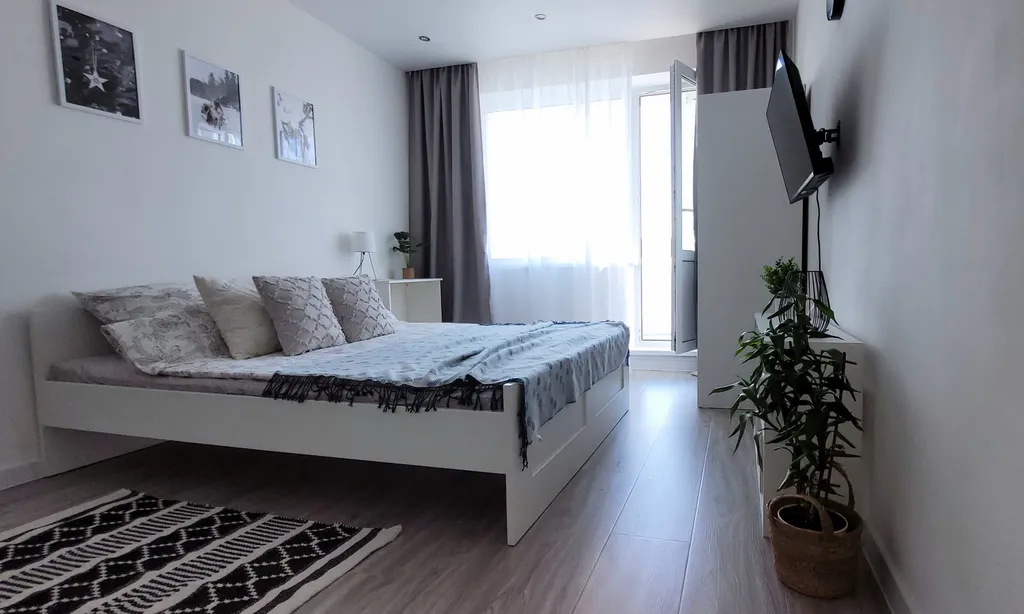 Уютная квартира с панорамным видом на город и Кольский залив