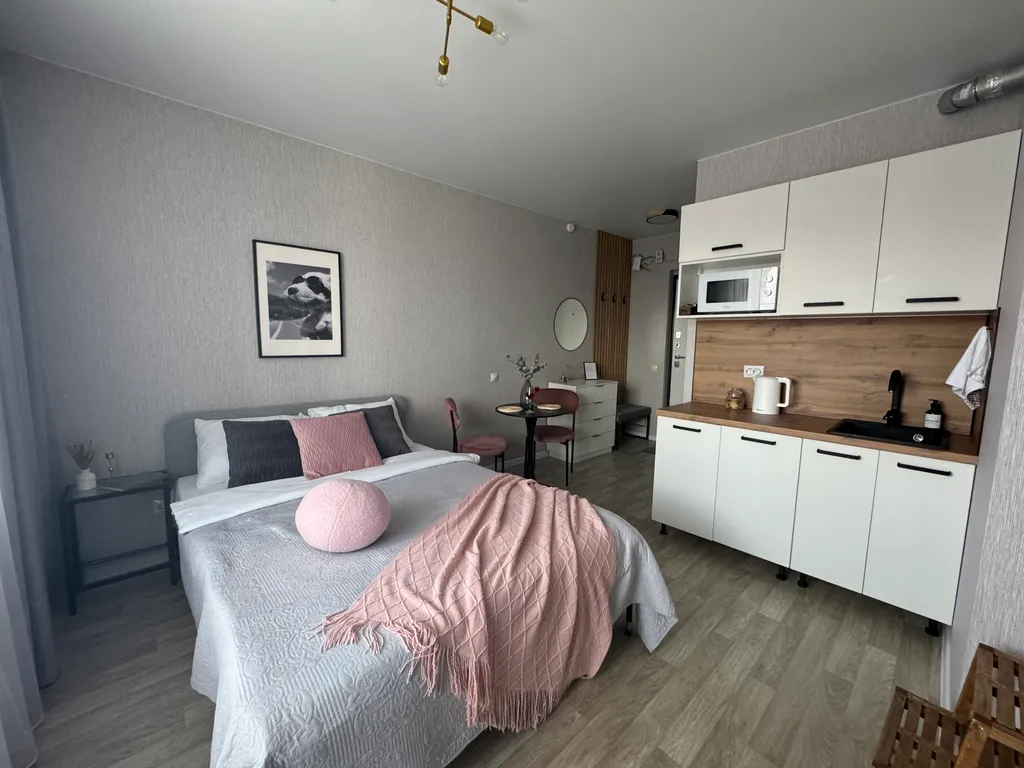 Уютная студия со всем необходимым для проживания