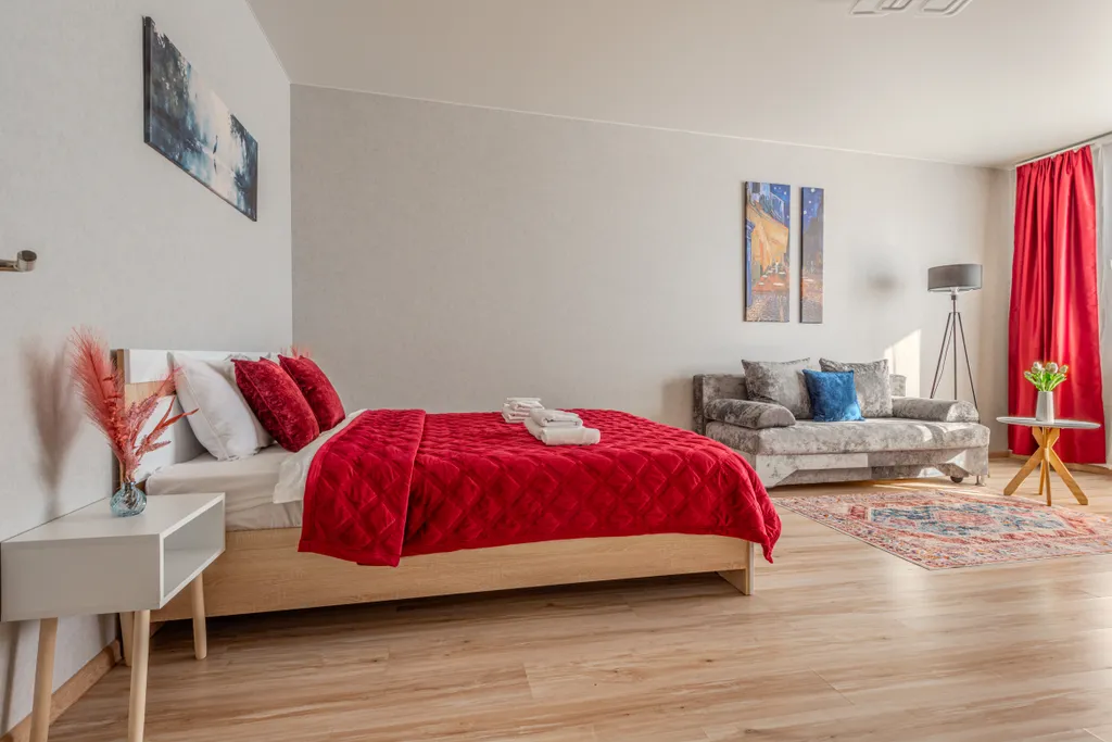 Апартаменты с красивым видом на залив, гостиничный сервис, бесконтактно