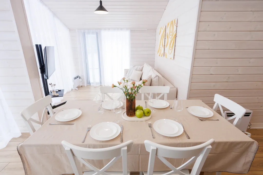 Уютный дом для отдыха на природе с просторной сауной