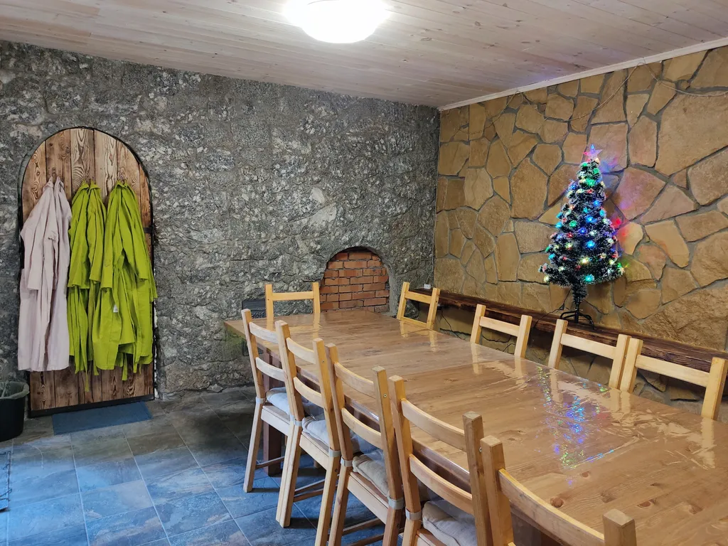 Коттедж Дом с баней и озером — Теберда