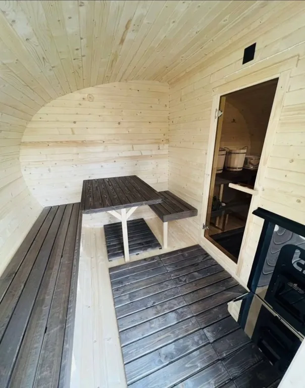 Семейный дом с баней в березовой роще