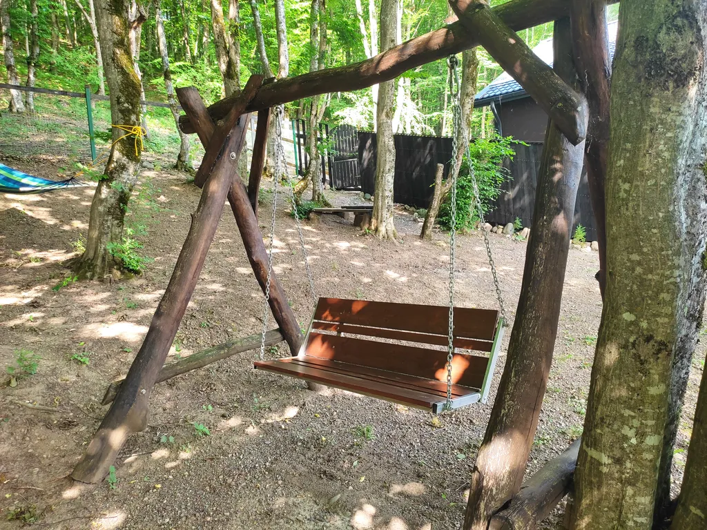 Шале с видом на лес и горы