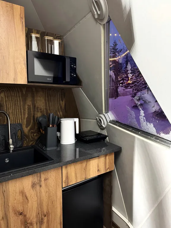 Коттедж Купольный дом «WOOD» на 4 гостя — Шерегеш