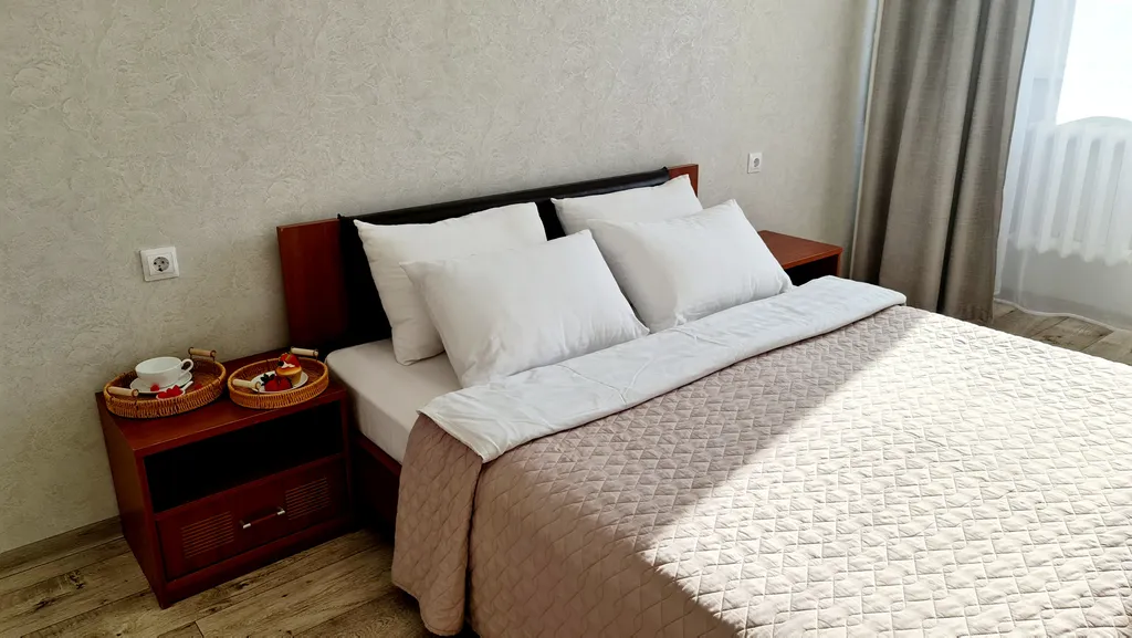 Уютная двушка с закрытым двором около аквапарка