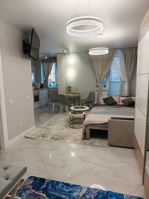 Атмосферная квартира-студия у Глобуса на Зелёной