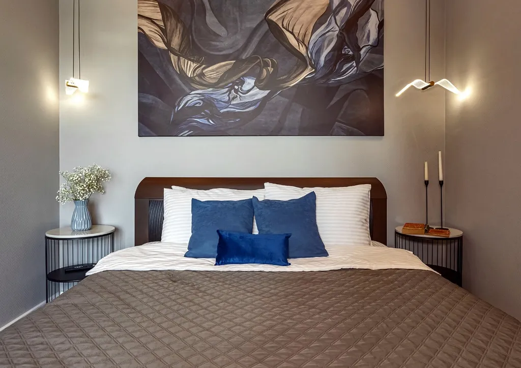 Квартира с видом на море на высоком этаже, рядом с островом Русским