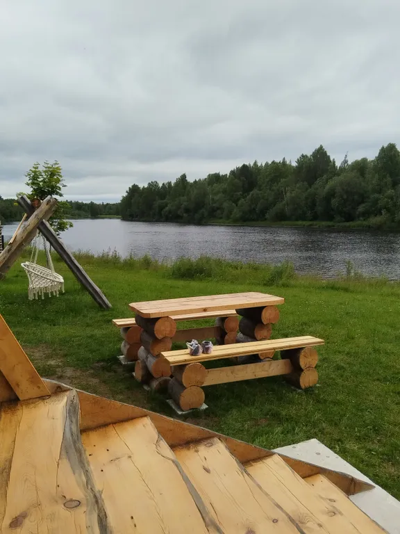 Коттедж Отдых в Карелии.
Свой берег у реки Шуя — Нижние Виданы