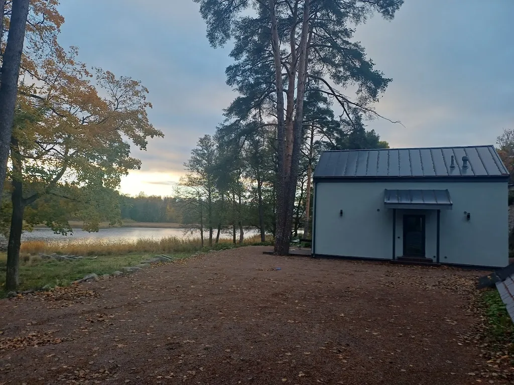 Сауналахти барнхаус на берегу Банного залива